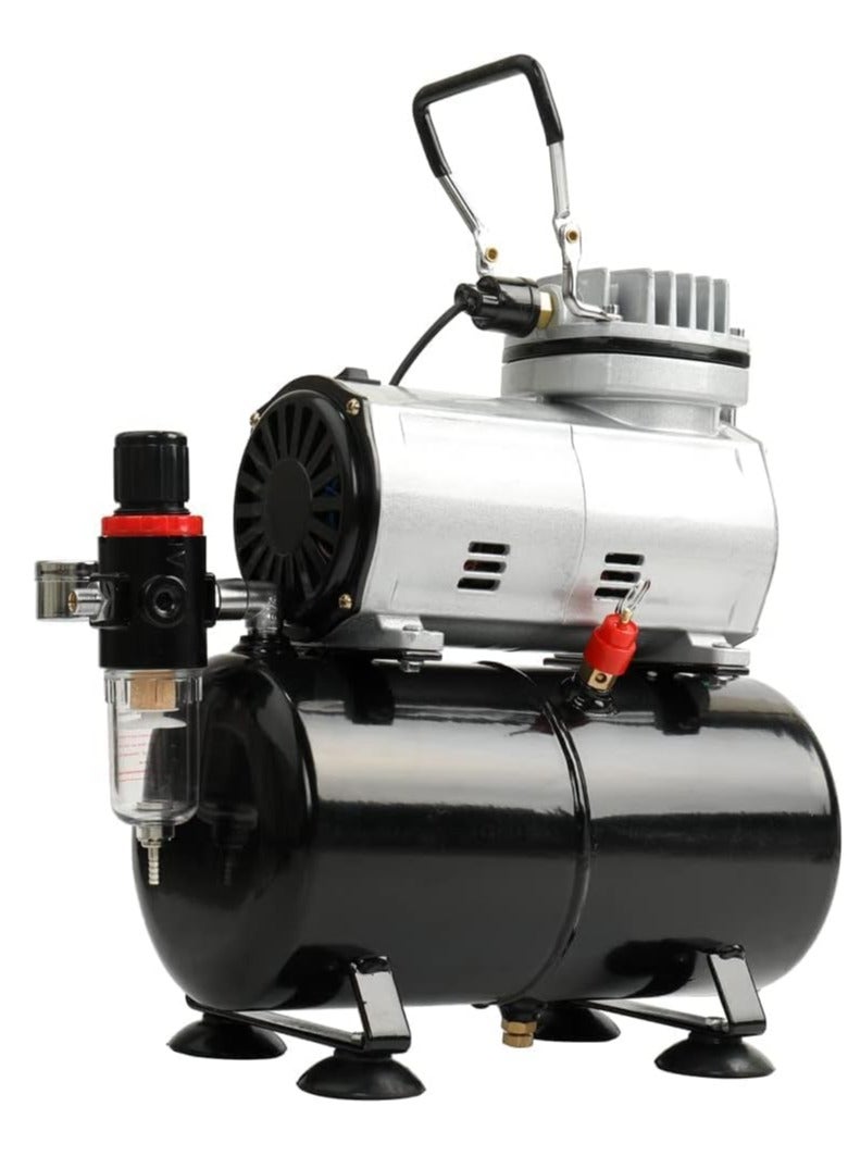 Air Spray Paint Compressor High-efficiency Professional Oil-less Quiet Air Compressor High-pressure Pump Woodwork Air Spray Paint Compressor Blast Pump Set - Image 3