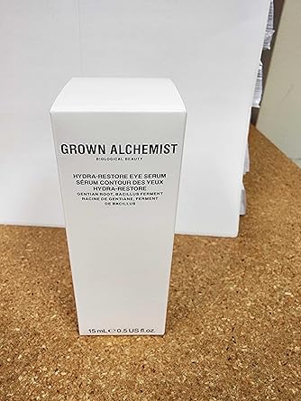 Grown Alchemist HydraRestore Under Eye Serum for Dark Circles Hyaluronic Eye Brightener Fine Lines and Wrinkles Treatment Lightening Lifting and Puffiness Reducer Vegan Beauty Products 15 ml - Image 4