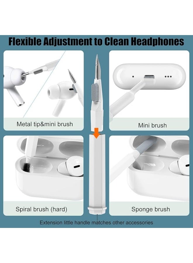 DURKU 20 in 1 Electronic Devices, Keyboard Cleaning Brush, Headphones Cleaner Kit for AirPods, Multi-Tool for Cleaning Laptop - Image 2