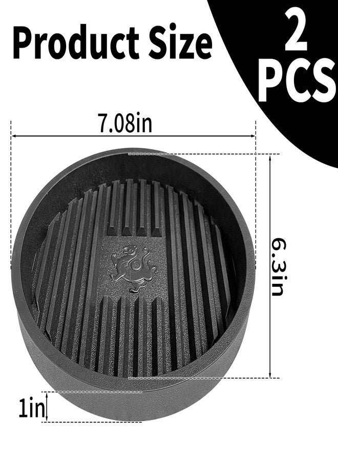 TBTFW Toilet Plunger Holders, 2 Pcs Plunger Tray, Plunger Drip Tray Pads for Toilet Sink, Used for Dries Quickly for Kitchens & Bathrooms - Image 2