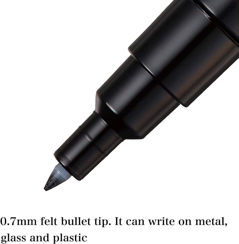POSCA Mitsubishi Uni Posca - Pc1Mc - Extra Fine Bullet Tip Pen - Soft Colors, 8 Pc - Image 2