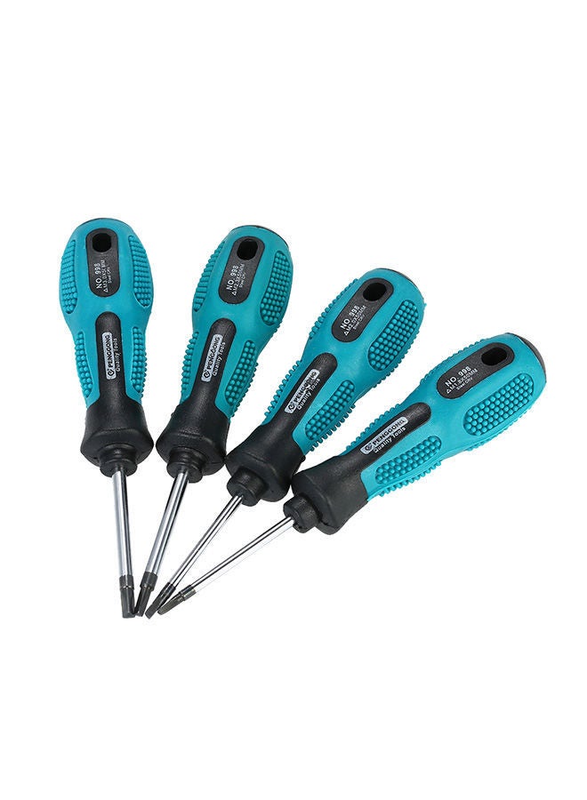 نيبمينينت طقم مفكات براغي مغناطيسية مكون من 4 قطع متعدد الألوان 0.143كجم