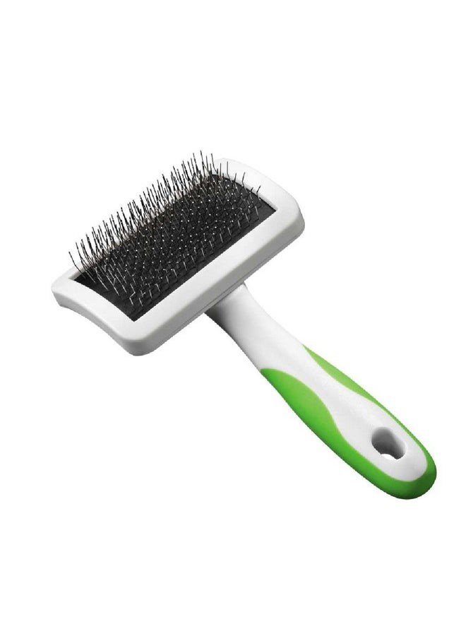 andis - Pet Grooming Standard Self-Cleaning Slicker Brush For Dogs, Helps To Remove Knots And Tangles, - Image 1