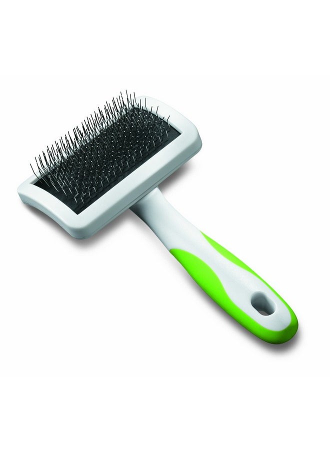 andis - Pet Grooming Standard Self-Cleaning Slicker Brush For Dogs, Helps To Remove Knots And Tangles, - Image 1