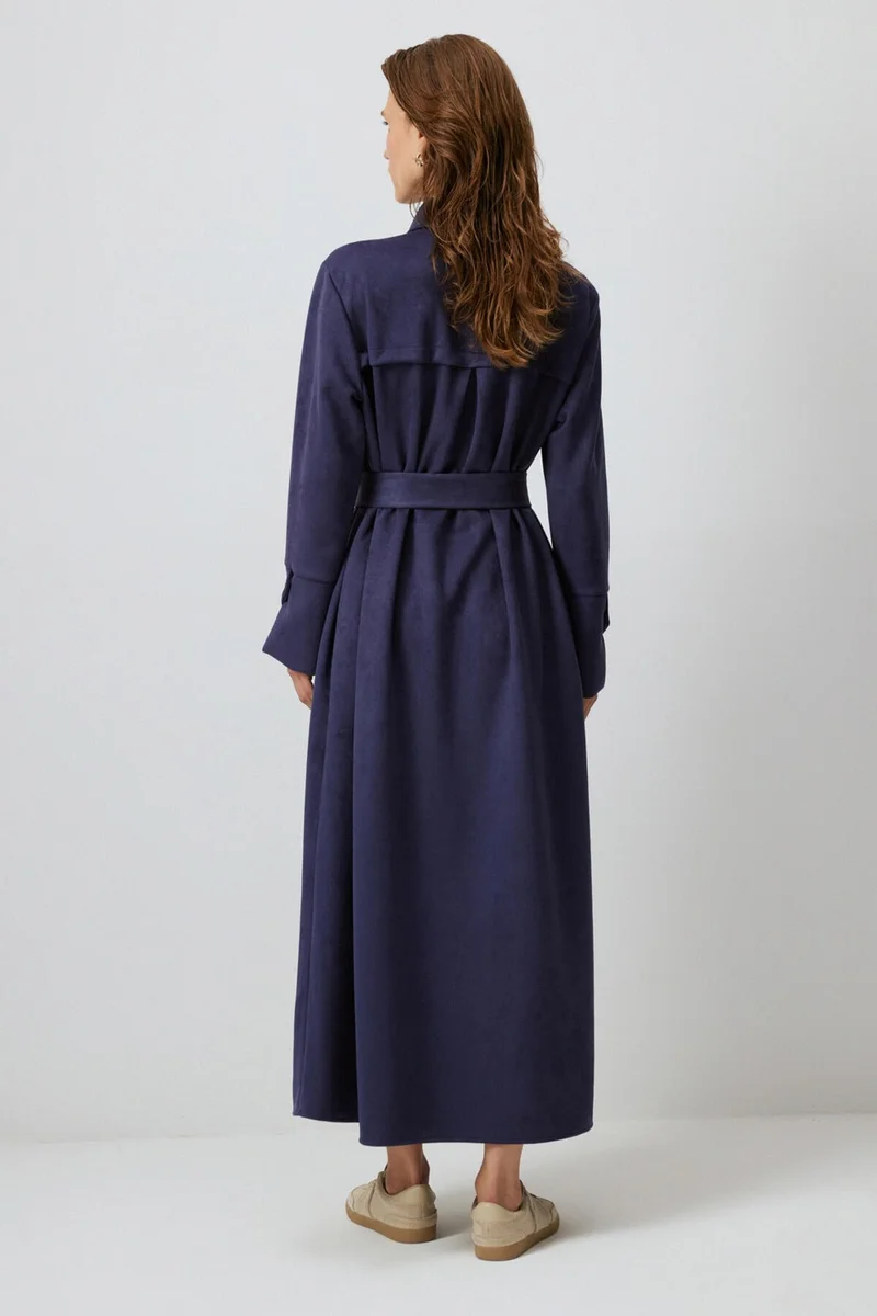 توتشي Gold Buttoned Shirt Dress