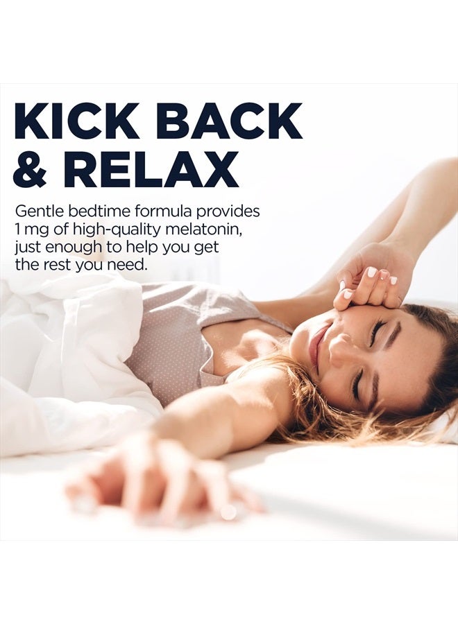 KAL Melatonin 1mg Sleep Aid, Fast Acting Melatonin Tablets, Calming Relaxation and Sleep Cycle Support, Vegan, Gluten Free, Non-GMO, 60-Day Guarantee, 120 Servings, 120 Tablets - Image 5