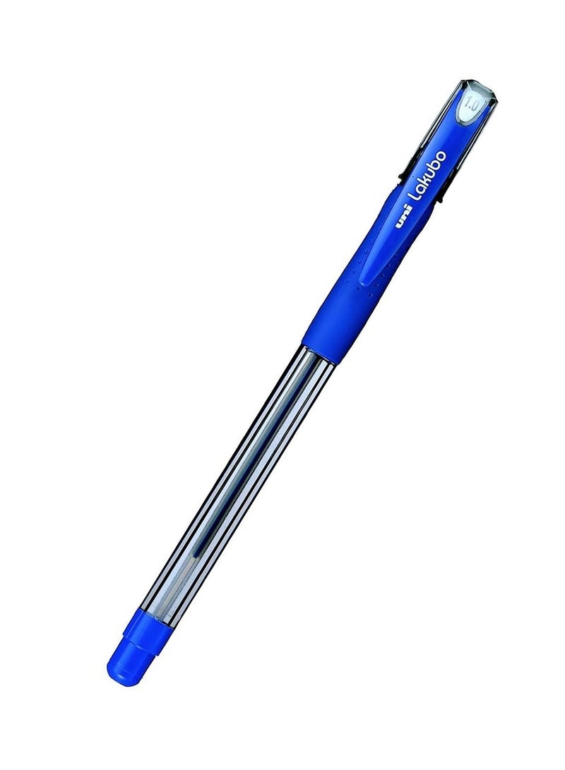 Uni 4-Piece Lakubo Ballpoint Pen 1.0mm Tip Blue Ink - Image 2