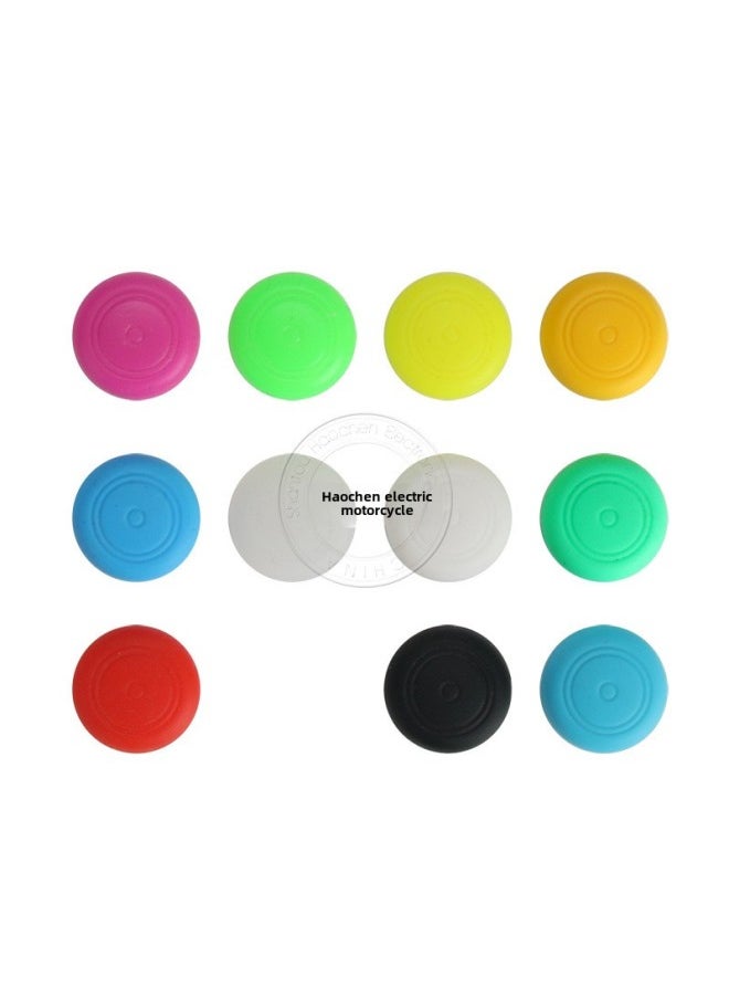 Generic - Switch Handle Rocker Cap Ring Silicone Cap NS JOY-CON Animal Mushroom Head Key Cap-Product Color:Real White - Image 1