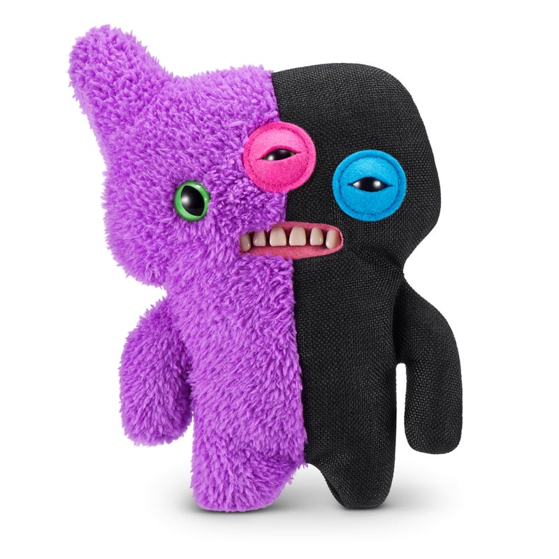 Fuggler Misfit Monsters 23 cm Series 1 by Zuru, Funny Ugly Monster Plush Toy (Reeko & Annoyed Alien - Purple & Black) - Image 2