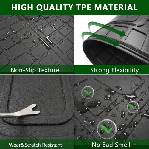 xipoqix Backrest Mat Compatible with 2011-2021 Jeep Grand Cherokee Cargo Liner TPE Back Seat Protector Replacement for 2011-2021 Jeep Grand Cherokee Accessories (Backrest Mat) - Image 4