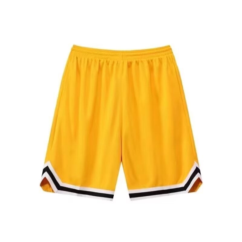 Retro Stitching Casual Loose Sports Shorts Trendy Beach Shorts For Men And Women - Image 5