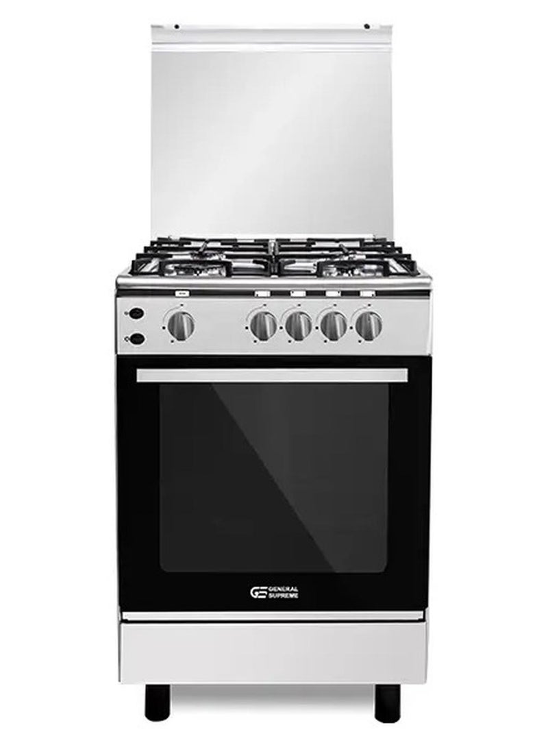 General Supreme Gas Cooker, 4 burners 55*55 cm, full safety, Steel, Egypt - Image 1