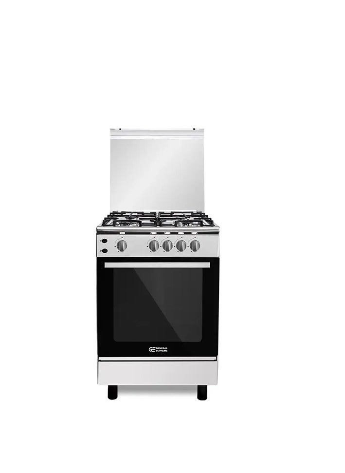 GENERAL SUPREME - General Supreme Gas Cooker, 4 burners 55*55 cm, full safety, Steel, Egypt - Image 1