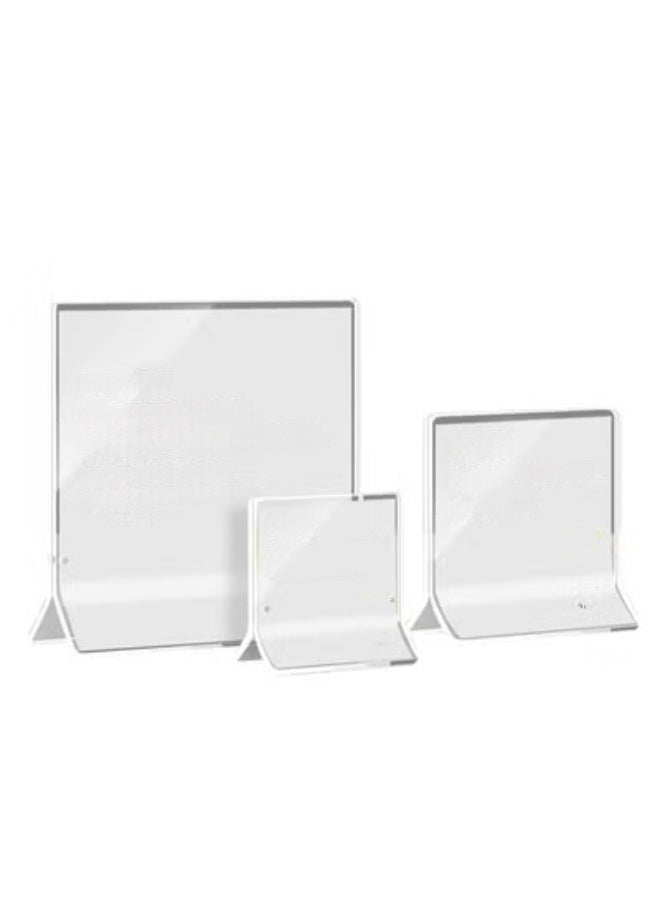 Eckek Eckek  Acrylic Label Holder Price Tag Displays Sign Holder Data Card Holder Ads Display Stand  - Image 2
