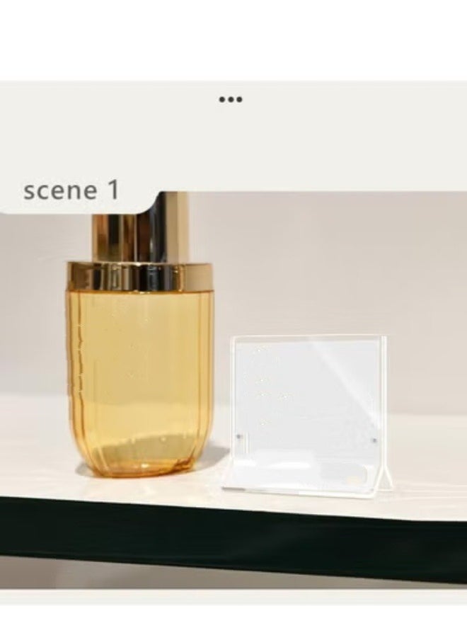 Eckek - Eckek  Acrylic Label Holder Price Tag Displays Sign Holder Data Card Holder Ads Display Stand - Image 1
