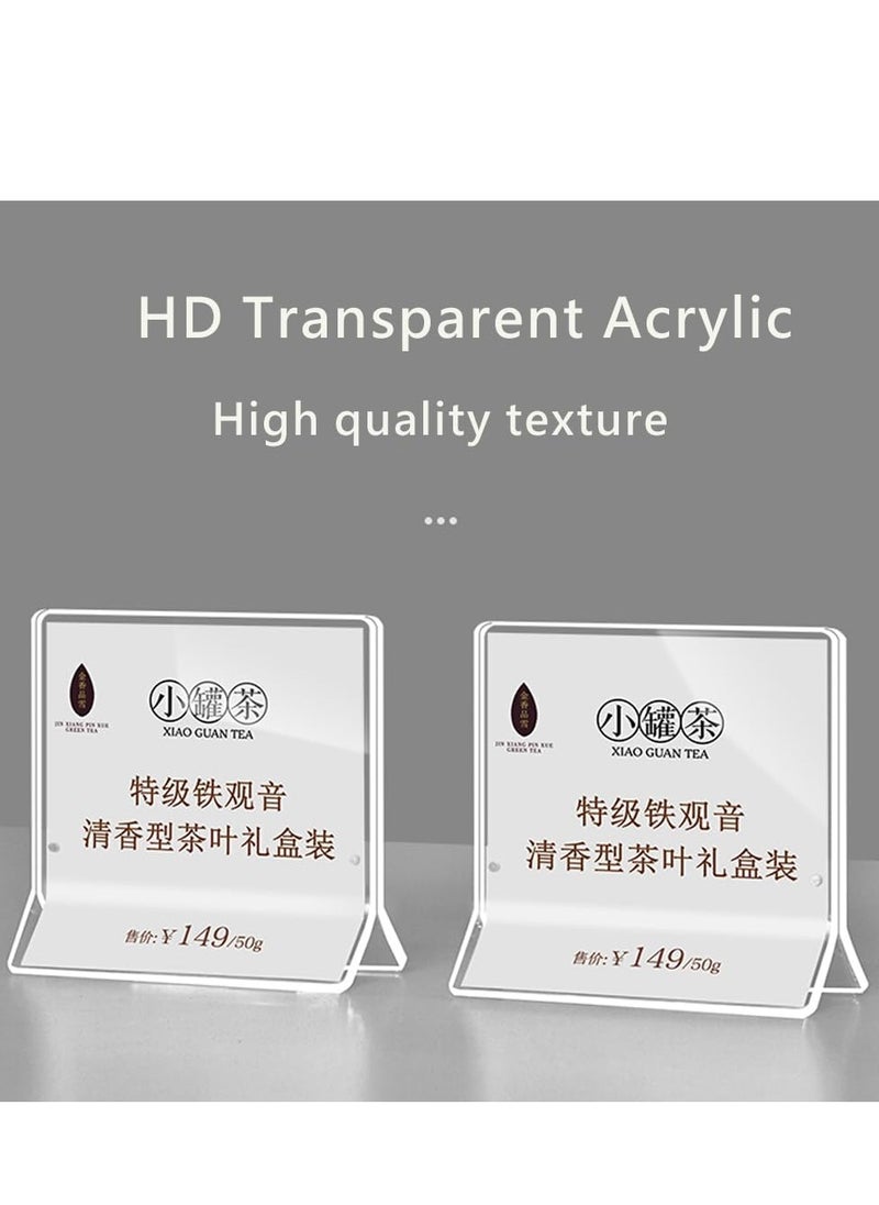 Eckek  Acrylic Label Holder Price Tag Displays Sign Holder Data Card Holder Ads Display Stand - pzsku/Z5E7B94970443C722F3A7Z/45/_/1731901687/f7b4a7a6-f5e6-4e92-8daf-a3e7cdd9ed9f