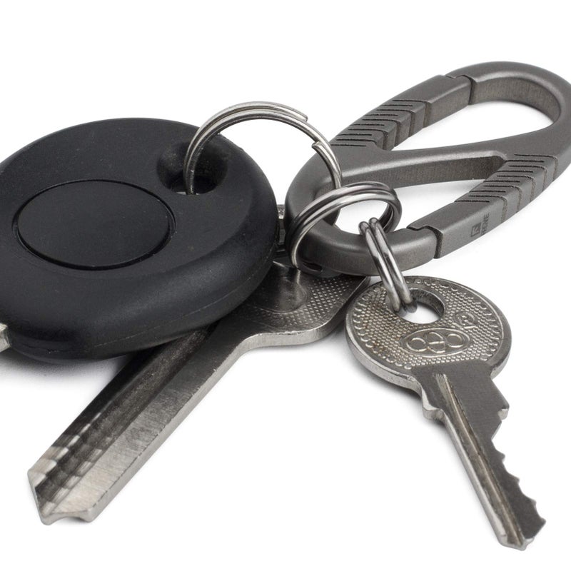 FEGVE Titanium Key Rings Split Rings, Small Keyrings, Jump Rings for Necklaces, Keys, Jewelry Attachment - 15pcs Mix 10/12/14mm (Silver) - Image 5