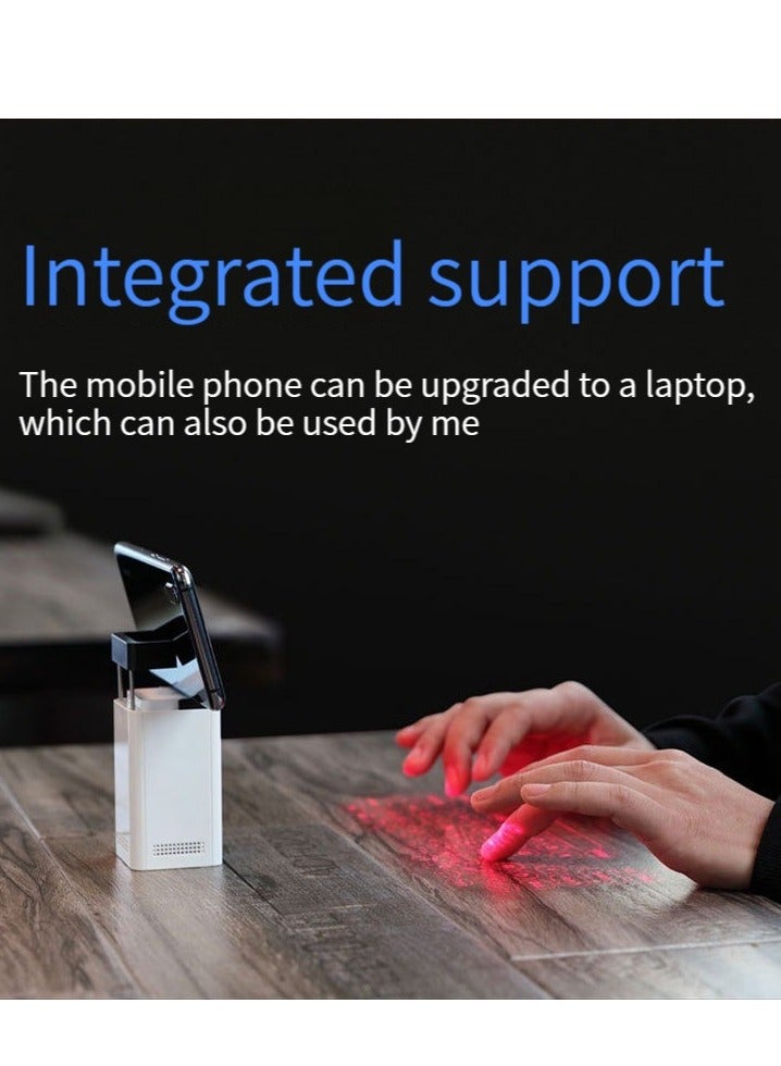 M MIAOYAN technology sense future virtual keyboard touch infrared office portable laser laser projection keyboard mobile phone bluetooth wireless projection keyboard white high version