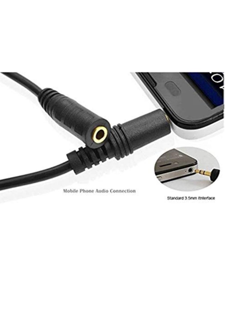 DIGI CORE 3.5mm Aux Jack Audio Extension Cable, Male to Female, Adapter for Headphone or Smartphone Cable - Image 3