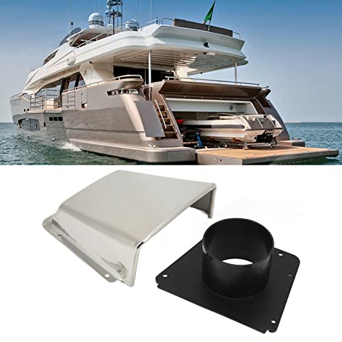 Ymiko Boat Cowl Vent Marine Vent Cover 304 Stainless Steel Cowl Ventilator with Nylon Base High Strength Exquisite Workmanship Boat Vent Cover for Boats Yachts Accessory - Image 4