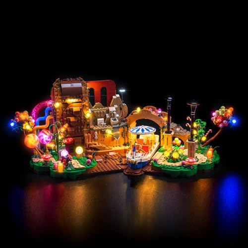 LocoLee Light kit Compatible with Lego 21360 Willy Wonka  The Chocolate Factory  No Model Only Light LED Lighting Accessories Compatible with Lego 21360 RC Version - Image 5