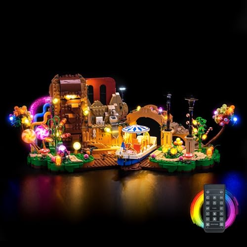 LocoLee Light kit Compatible with Lego 21360 Willy Wonka  The Chocolate Factory  No Model Only Light LED Lighting Accessories Compatible with Lego 21360 RC Version - Image 1