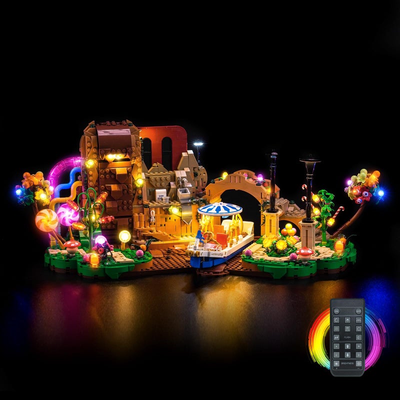 LocoLee Light kit Compatible with Lego 21360 Willy Wonka  The Chocolate Factory  No Model Only Light LED Lighting Accessories Compatible with Lego 21360 RC Version - Image 3