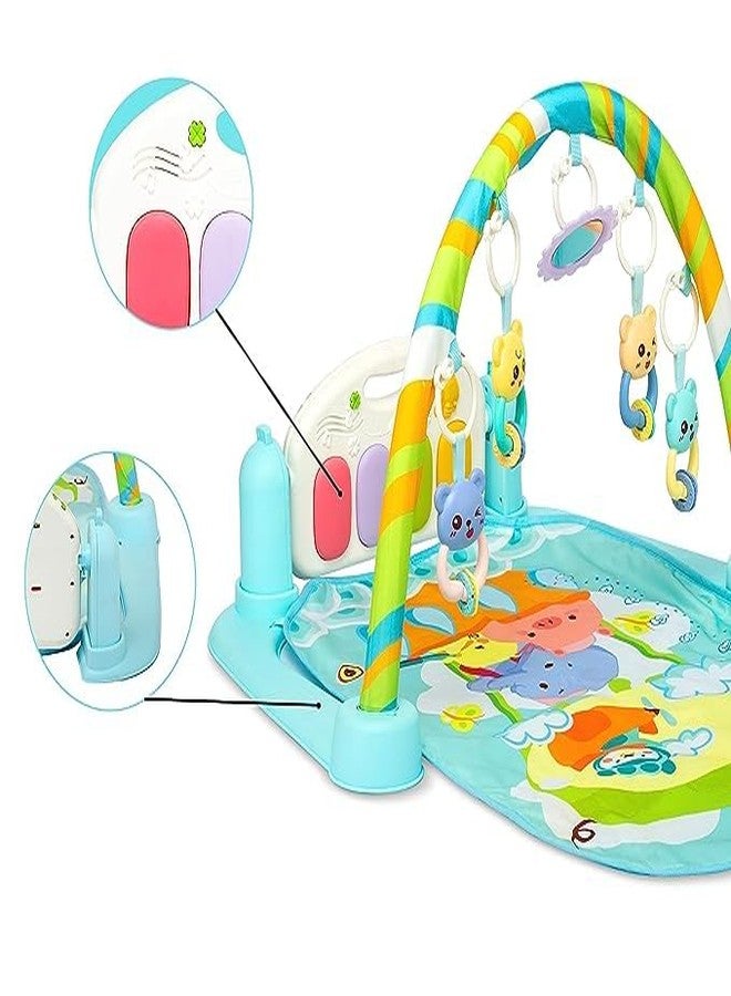 CountryLink 5 in 1 Indian Musical Keyboard Mat Piano Gym Mat Pack of 1 Set with Animal Sound Effect and Music Mode Gym & Fitness Rack Multi-Function ABS High Grade Plastic - Image 3