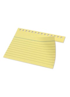 FIS FIS Ruled Record Card 180 Gsm 5X3 Inch Double Loop Spiral Assorted 50 Sheets -FSIC53-180SPP50  - Image 2