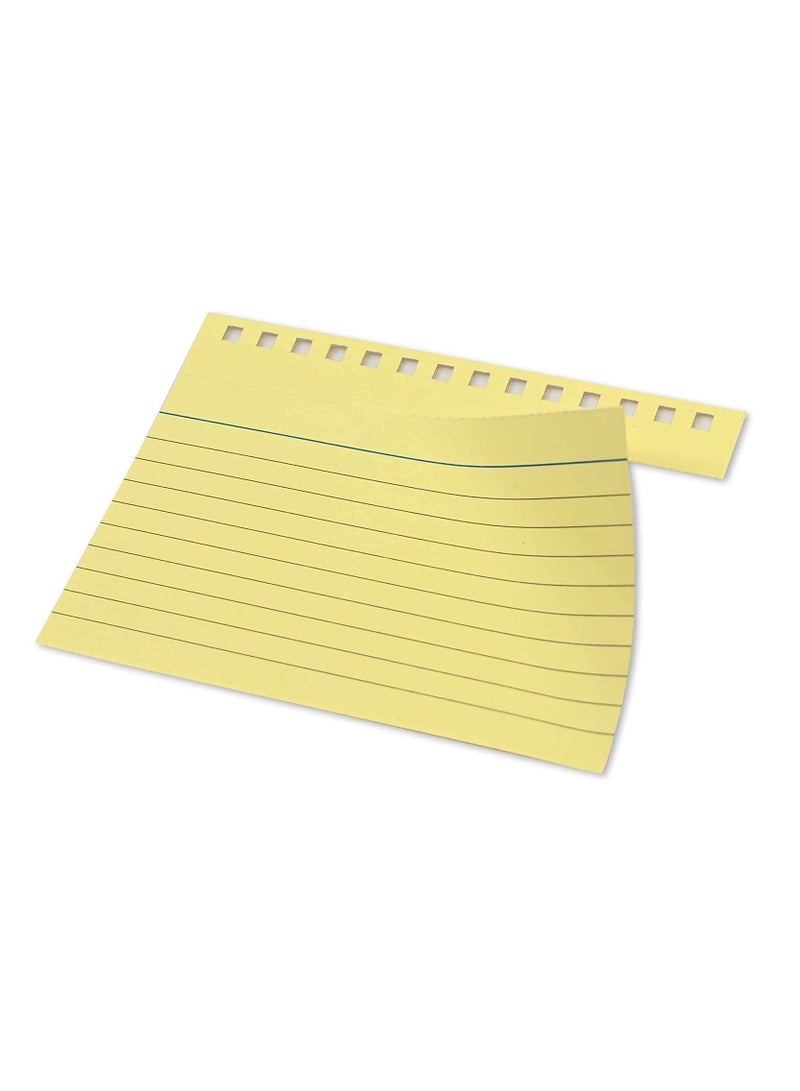 FIS FIS Ruled Record Card 180 Gsm 5X3 Inch Double Loop Spiral Assorted 50 Sheets -FSIC53-180SPP50  - Image 2