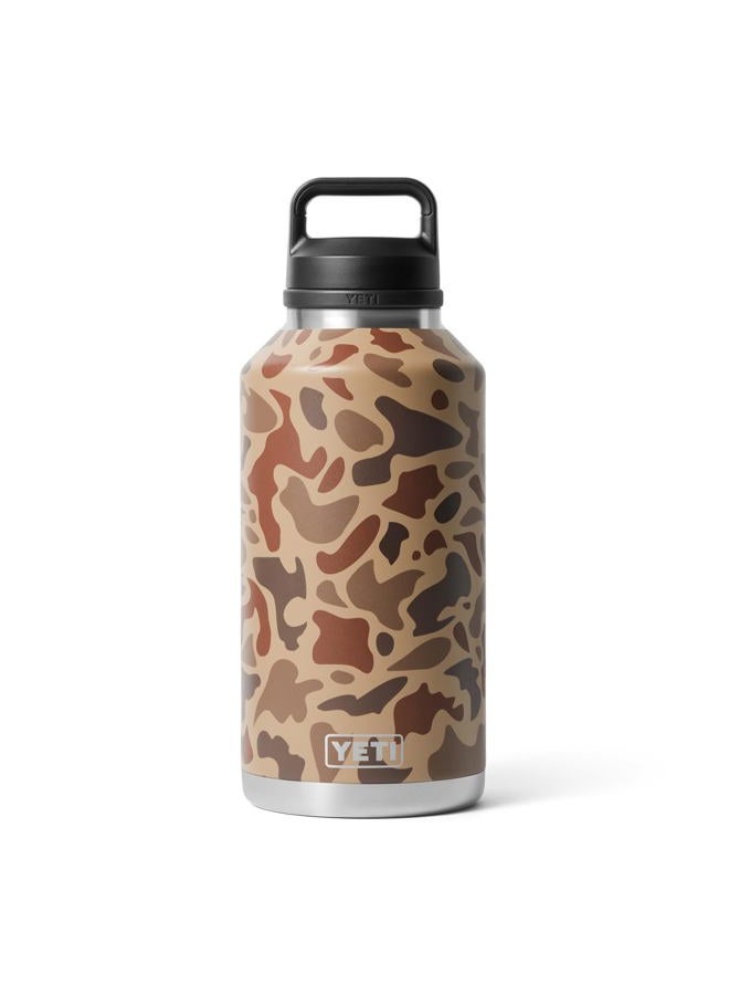 YETI Rambler 64 oz Bottle, Vacuum Insulated, Leakproof, Stainless Steel with Chug Cap, Wetlands Camo - Image 3