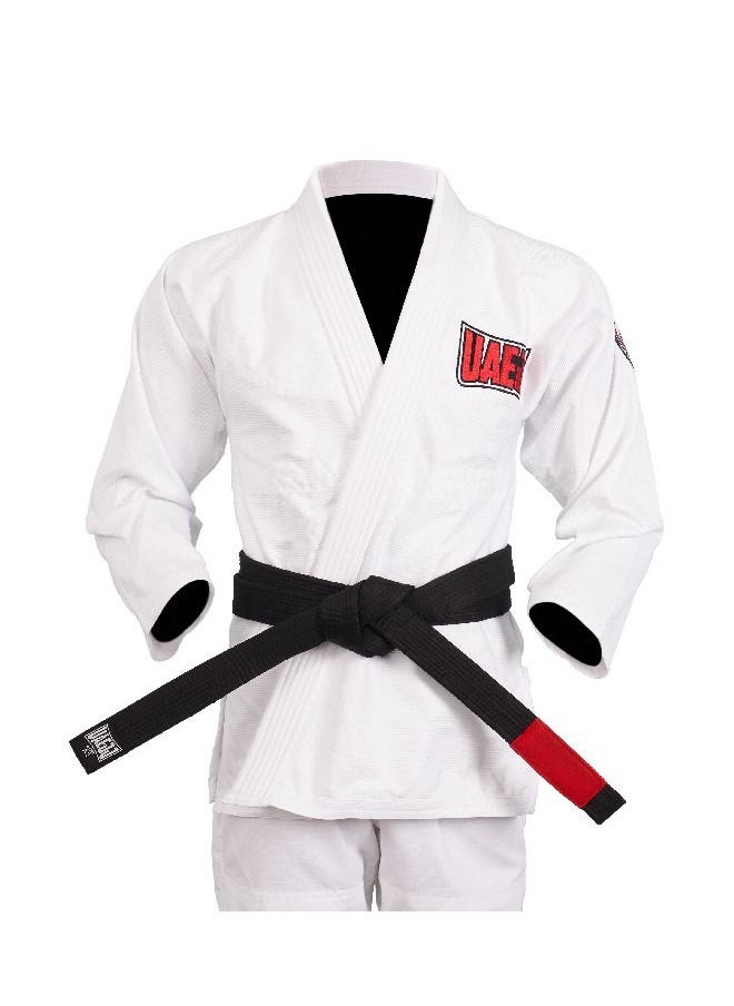 UAEJJ - Jiu Jitsu Kimono Karate & Martial Arts Dress For Beginners Adults (White) - Image 1