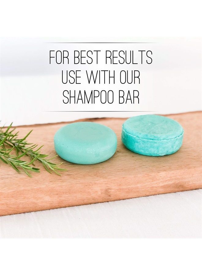 Aspen Kay Naturals Solid Conditioner Bar, Made With Natural & Organic Ingredients, All Hair Types including frizzy hair, Sulfate-Free, Cruelty-Free & Vegan 2.3 Ounce Bar. (Rosemary & Peppermint) - Image 3