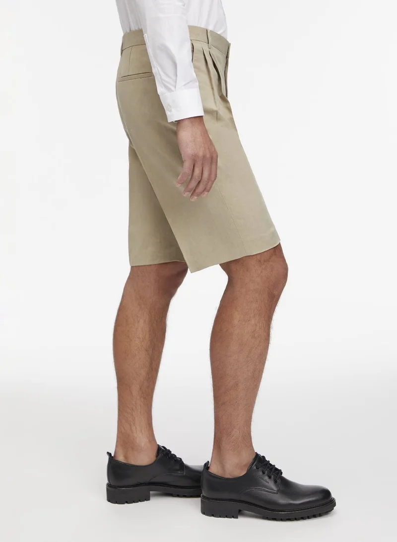 CALVIN KLEIN  Linen Lyocell Cotton Chino Shorts for Men | Best Price UAE
