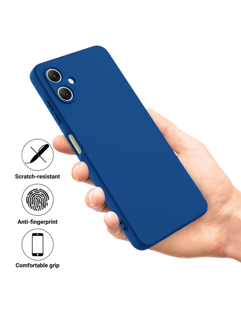 دبليو تيك غطاء الحماية سامسونج جالكسي A06 4G 2024 بريميوم سيليكون -  أزرق كحلي - Image 2