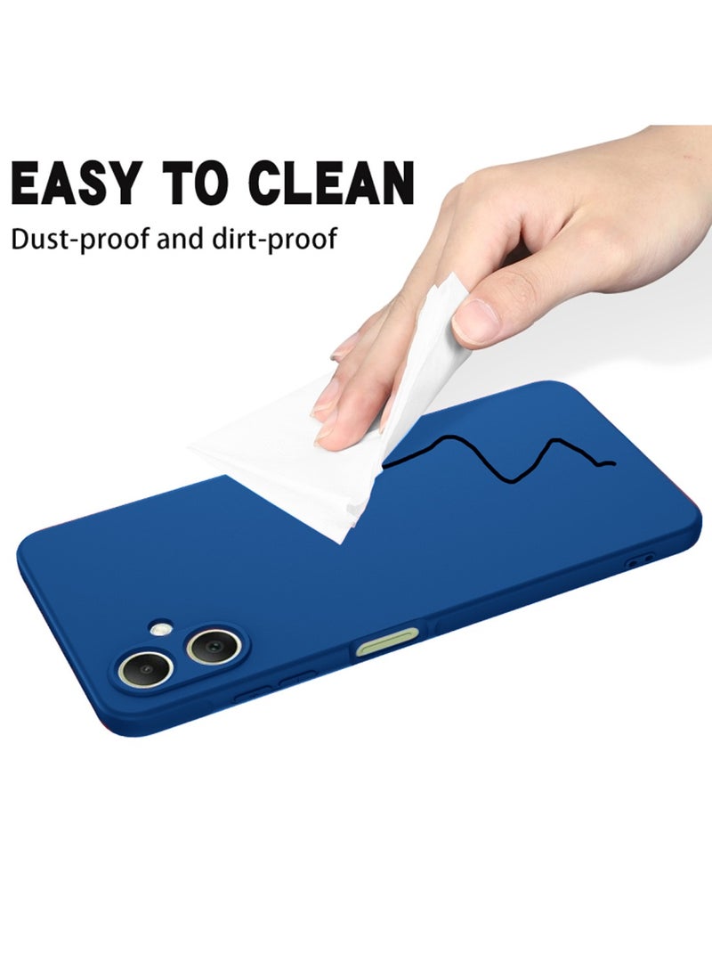 دبليو تيك غطاء الحماية سامسونج جالكسي A06 4G 2024 بريميوم سيليكون -  أزرق كحلي - Image 5