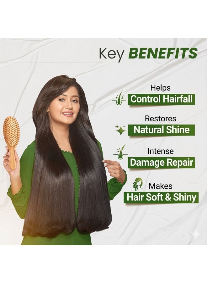 Sesa Ayurvedic Medicinal Shampoo for Hair Fall Control| Bhringraj & 16 Rare Herbs | All Hair Types | 500 ml - Image 3