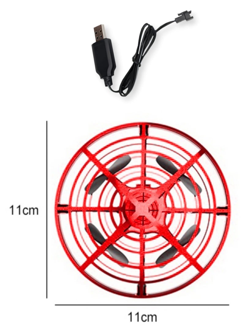 FITTO - Fitto Safe Hand Drone For Kids, Hover Drone with Motion Sensor and Rechargeable Battery, Red - Image 1