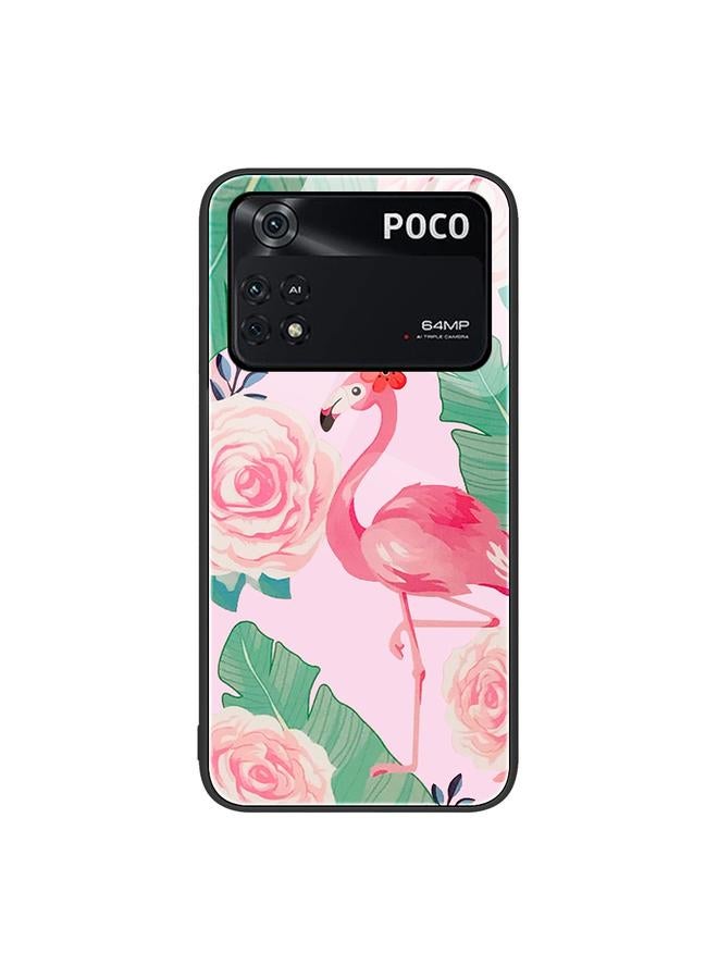 The Bros Case For Xiaomi Poco M4 Pro Colorful Painted Glass Phone Case