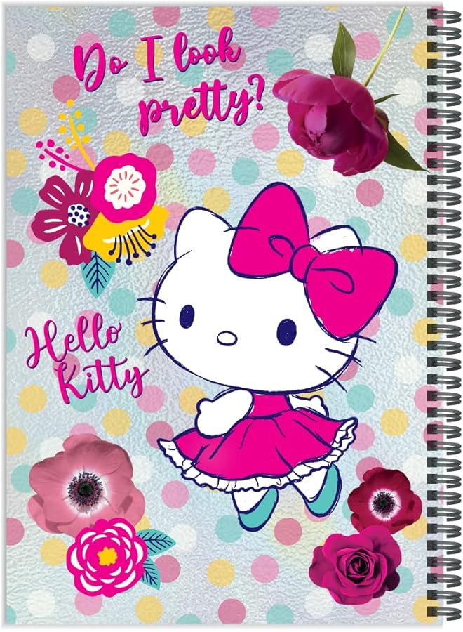 رينبو ماكس دفتر ملاحظات حلزوني مقاس A4 برقائق ذهبية أو بريق للأشعة فوق البنفسجية 100 ورقة دفتر كتابة حلزوني للمدارس والفصول الدراسية