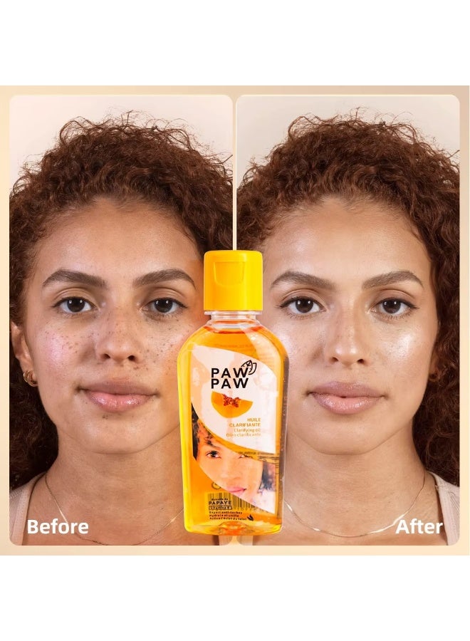 باو باو زيت باو باو المفتح بخلاصة البابايا وفيتامين E 60 مل لترطيب وتغذية وتفتيح البشرة - Image 2