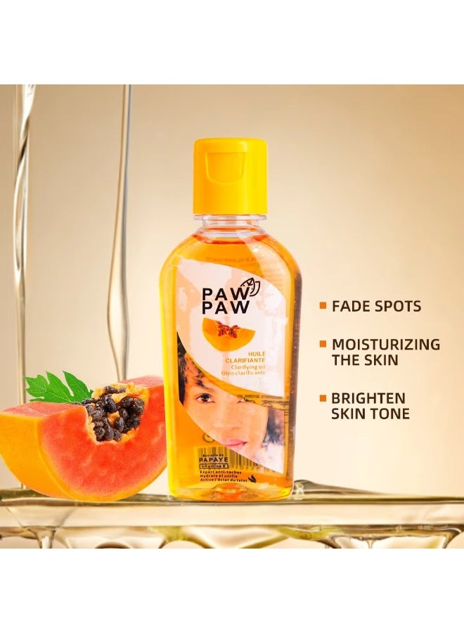 باو باو زيت باو باو المفتح بخلاصة البابايا وفيتامين E 60 مل لترطيب وتغذية وتفتيح البشرة - Image 5