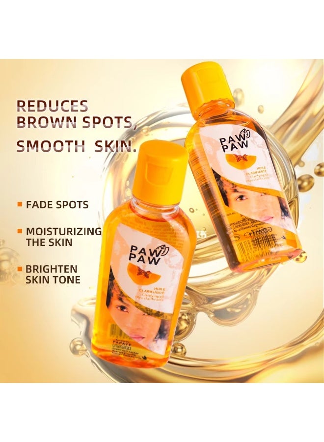 باو باو زيت باو باو المفتح بخلاصة البابايا وفيتامين E 60 مل لترطيب وتغذية وتفتيح البشرة - Image 4