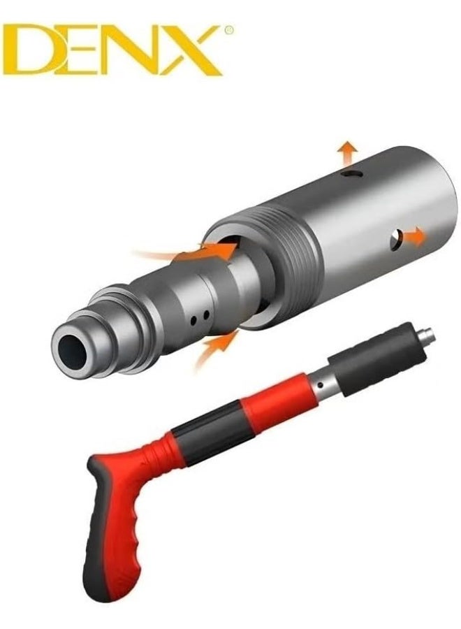 دينكس مثقاب المسامير الهوائي DENX DX2522 - أداة ثقب وتثبيت فولاذية، عمق قابل للتعديل، تفريغ تلقائي للشوائب، أداة بناء احترافية ومناسبة للاستخدام المنزلي لأعمال الأسقف والسباكة والجسور والهياكل الخشبية والأسقف والجدران والأرضيات. - Image 4