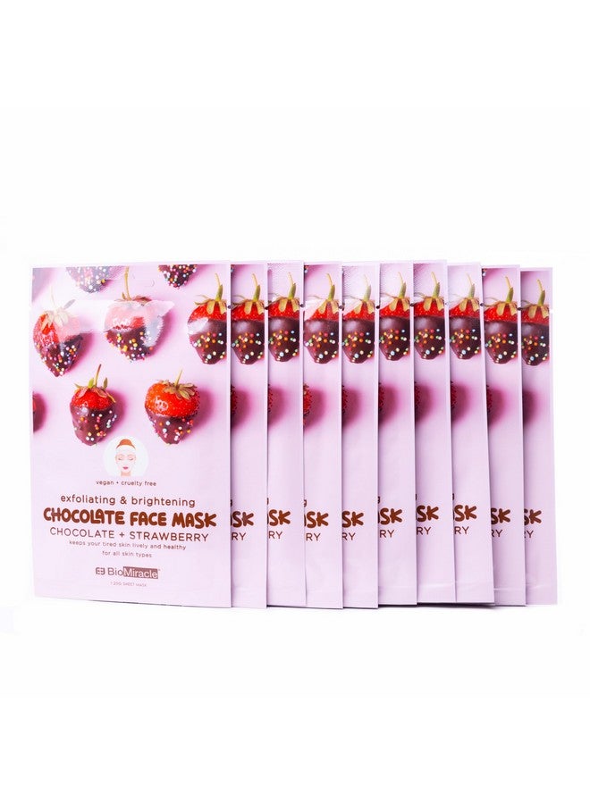 BioMiracle BioMiracle Exfoliating Chocolate Face Mask (10 Pack) (10 Sheets)  - Image 1