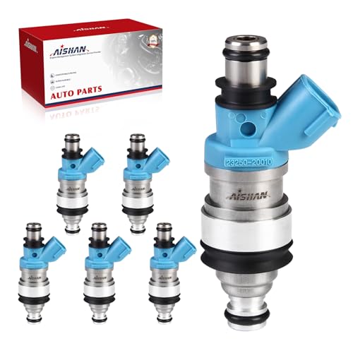 AISHAN 6PCS Fuel Injectors 2 Holes Compatible with Toyota Camry 1994-2001, for Toyota Sienna 1998-2000, Avalon 1995-1999, Solara 1999-2002, for Lexus ES300 1994-1995 Replace# 23250-20010 2320920010 - Image 1