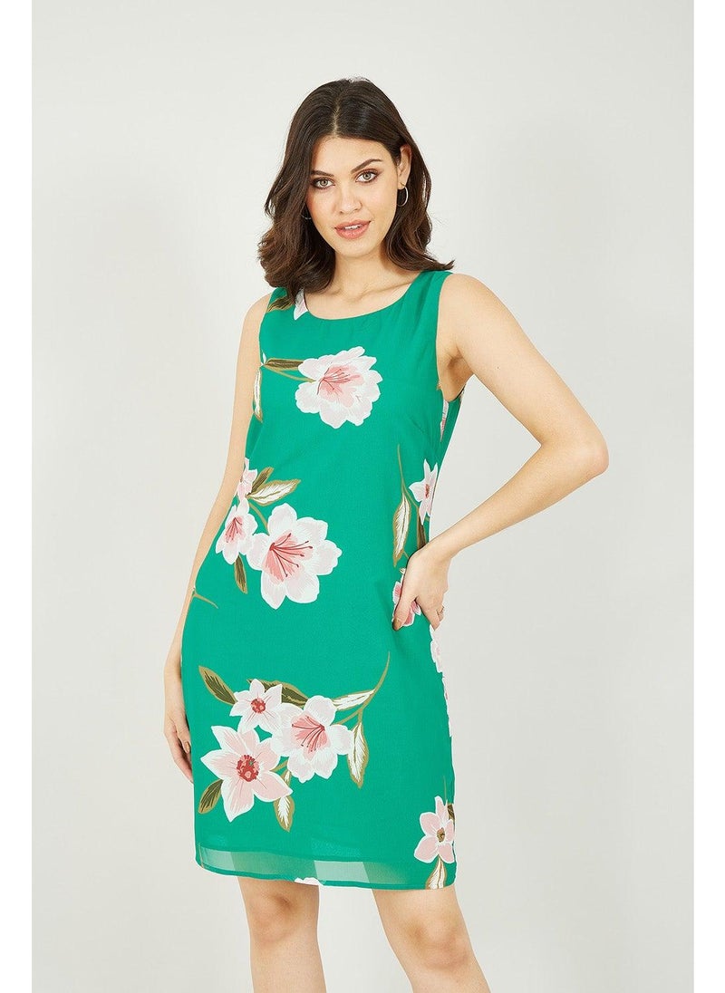 Yumi Floral Sleeveless Dress - Image 1