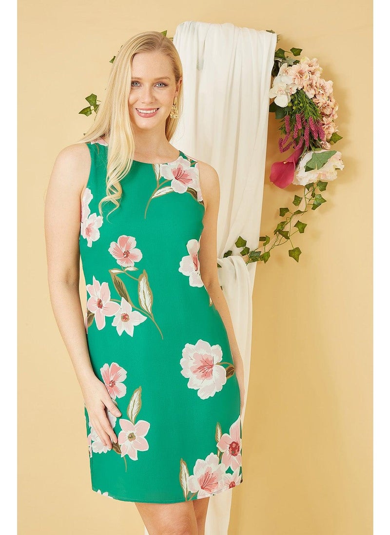 Yumi Floral Sleeveless Dress - Image 2