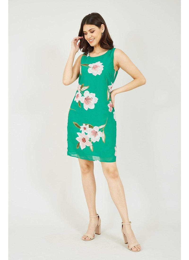 Yumi Floral Sleeveless Dress - Image 3