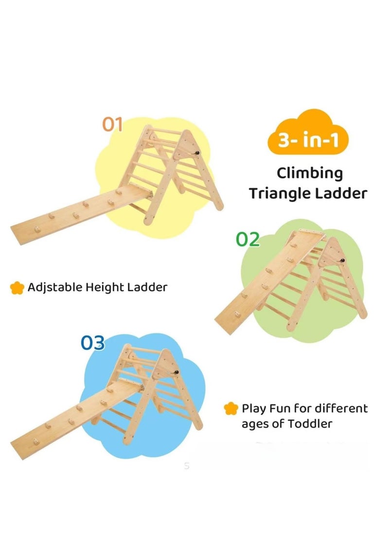 COOLBABY Solid Wood Children's Climbing Triangle Indoor Household Small Family Amusement Park Baby Climbing Slide Combination Folding Frame - pzsku/Z5E7CD5F5A46220E6FCA2Z/45/_/1721371405/a0d3c70b-ccba-4fa6-aa7f-f4f7ac90cee1